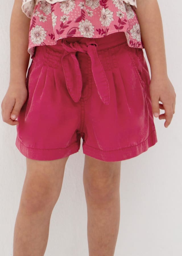 Дівчачі ліоцелеві короткі штани із зав’язкою  Mayoral