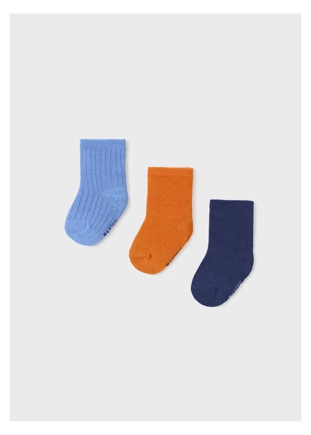 Набір з 3 однотонних шкарпеток Mayoral