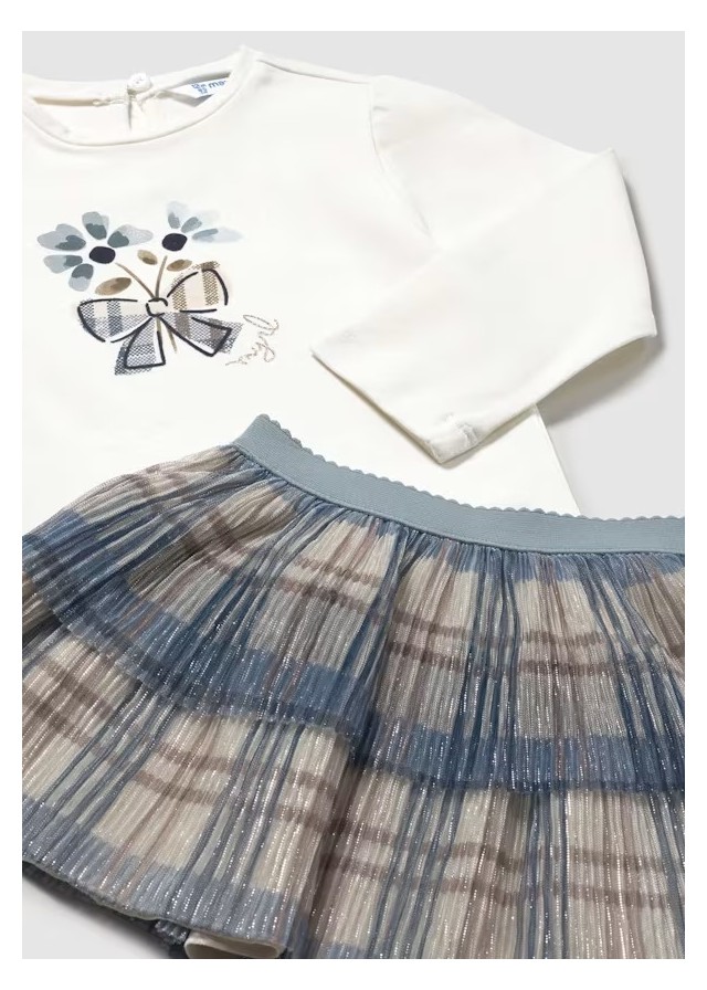 Комплект кардиган, спідниця та реглан Mayoral