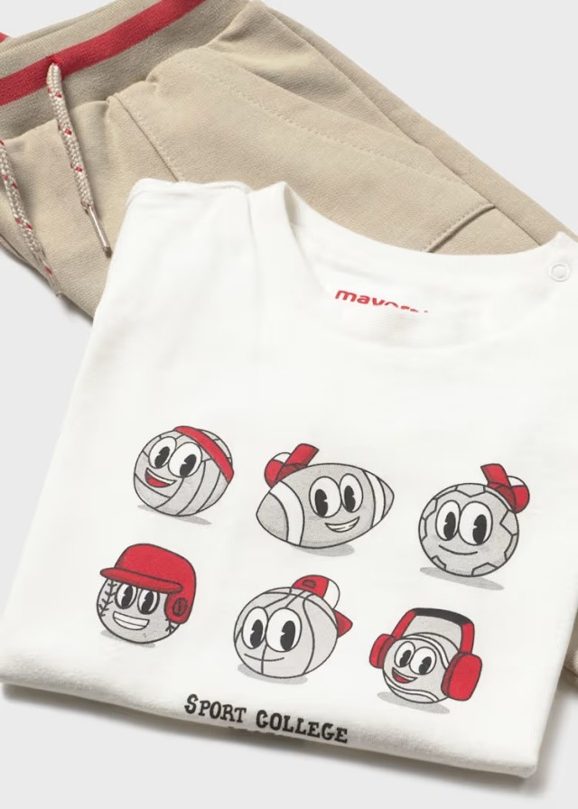 Спортивний костюм з футболкою Mayoral